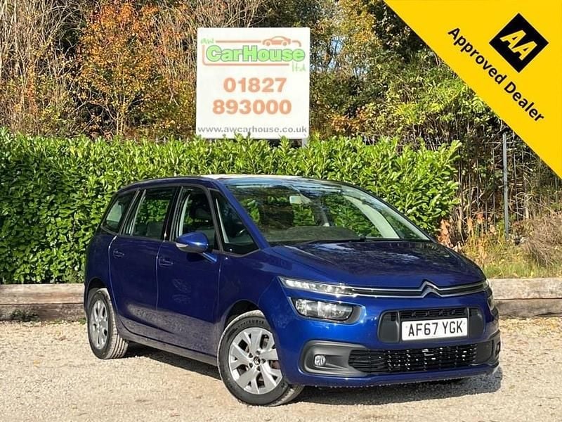 Blue Used 2018 Citroën Grand C4 Picasso Touch MPV | £5,899 (Good price) - Image 1/4