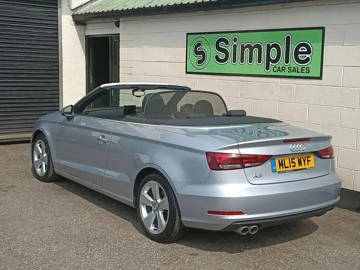 Used Audi A3 Cabriolet Sport 150 HP (110 kW) 2015 Silver Cabriolet
