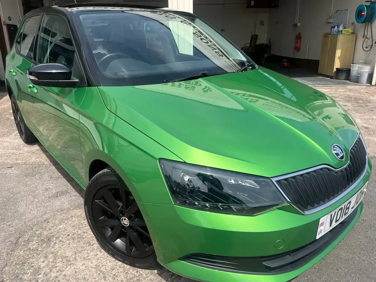 Used Skoda Fabia Colour Edition 2018 Green Hatchback
