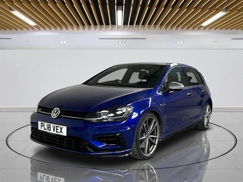 Used VW Golf VII R 310 HP (228 kW) 2018 Blue Hatchback