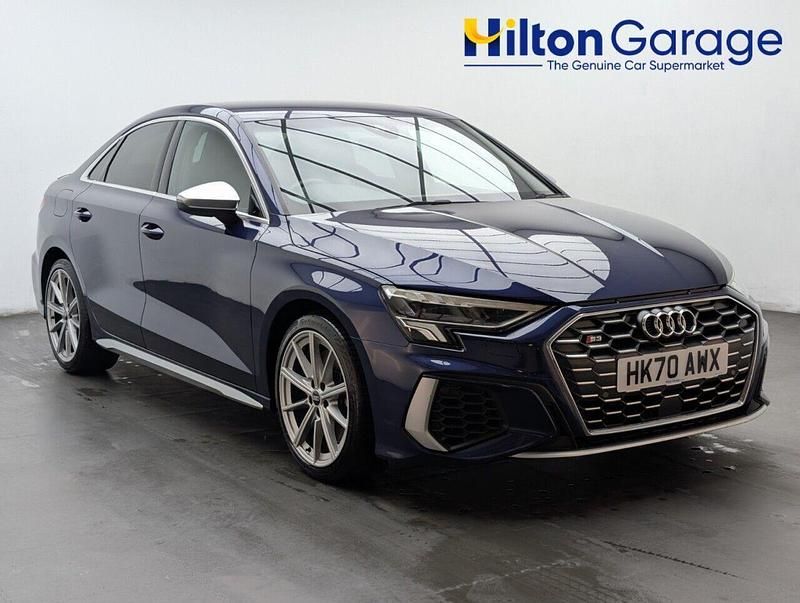 Blue Used 2021 Audi S3 Advanced Sedan | £24,650 (Super price) - Image 1/4