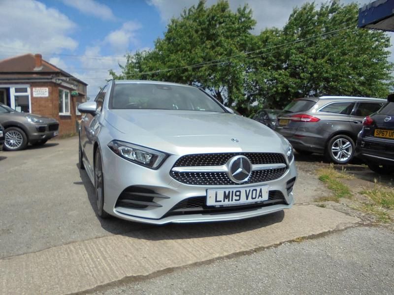 Silver Used 2019 Mercedes A180 AMG line Hatchback | £14,995 (Fair price) - Image 1/4