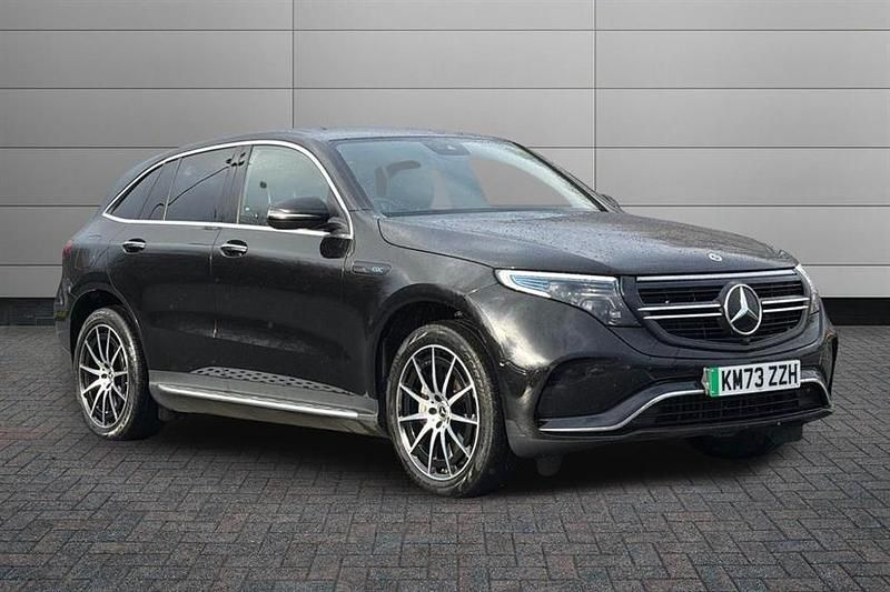 Used Mercedes EQC400 AMG line 300 kW (408 HP) 2023 Obsidian black SUV