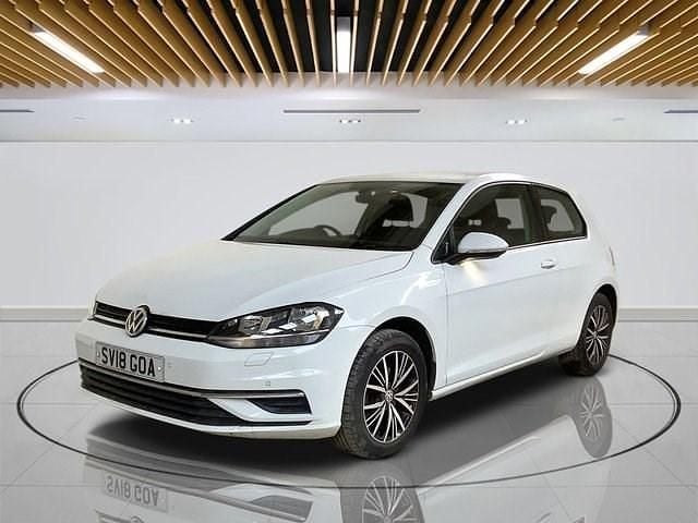 Usado VW Golf VII SE 125 HP (91 kW) 2018 Branco Citadino