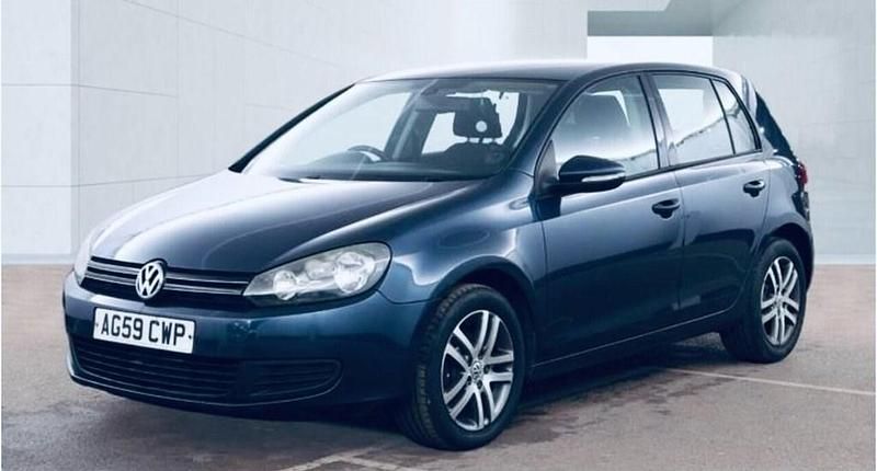 Used VW Golf VI SE 105 HP (77 kW) 2010 Blue Hatchback