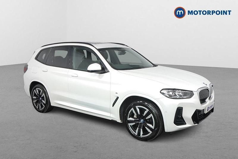White Used 2022 BMW iX3 M Sport SUV | £27,199 (Good price) - Image 1/4