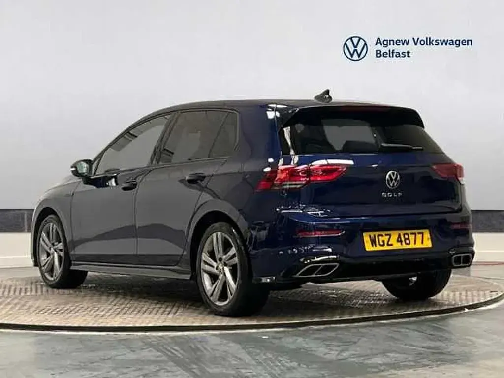 Used VW Golf VIII R-line 150 HP (110 kW) 2022 Blue Hatchback