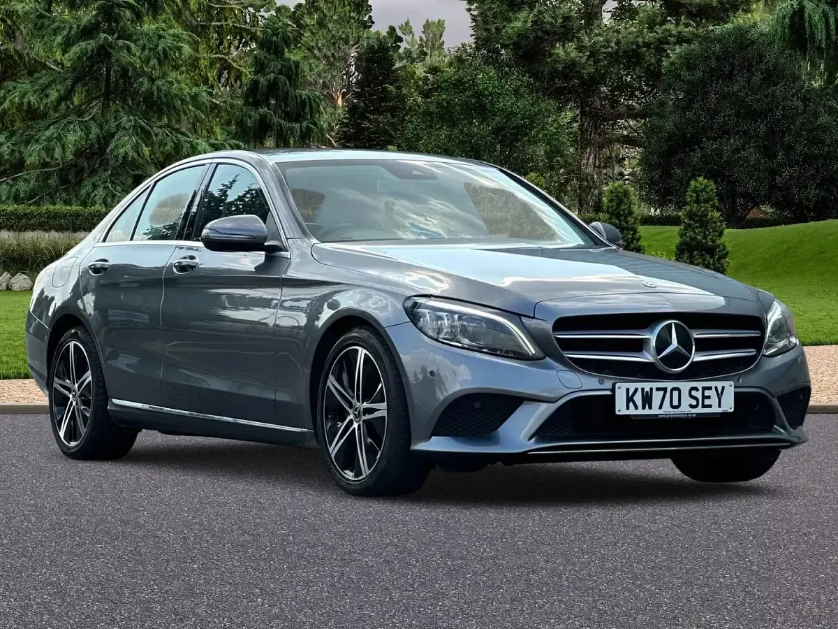 Used Mercedes C220 2020 Grey Sedan