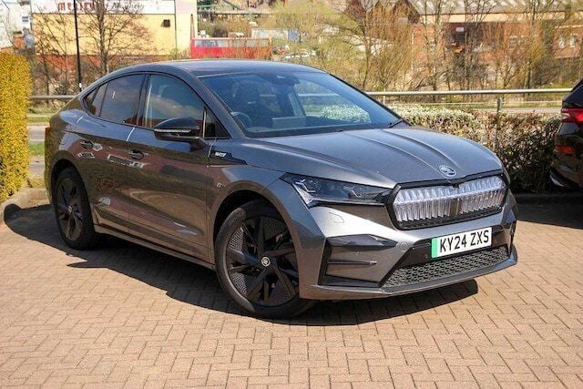 Grey Used 2024 Skoda Enyaq iV vRS SUV | £34,490 (Fair price) - Image 1/4