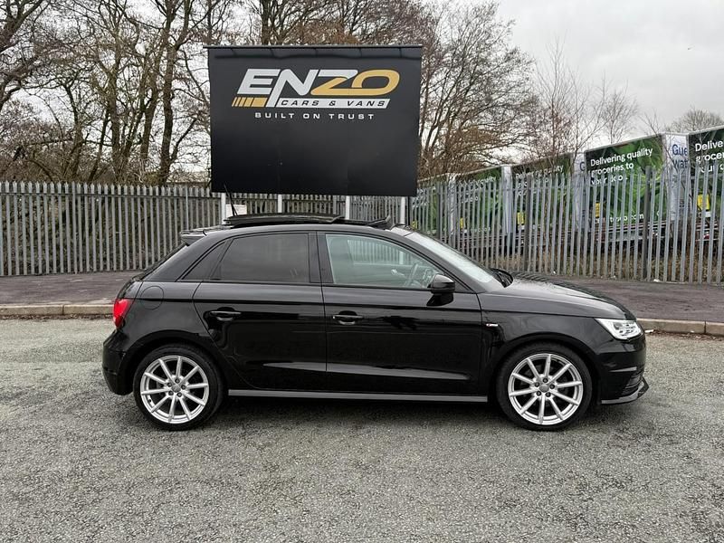 Used Audi A1 S-Line 116 HP (85 kW) 2015 Black Hatchback