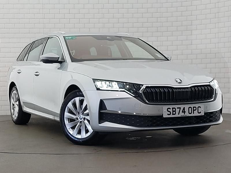 Silver Used 2024 Skoda Octavia SE L Estate | £25,498 (Expensive) - Image 1/4