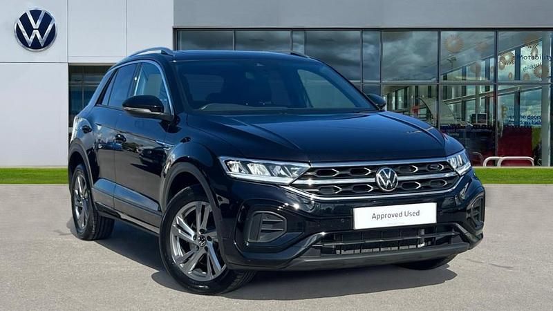 Black Used 2025 VW T-Roc R-line SUV | £29,260 (A bit pricey) - Image 1/4