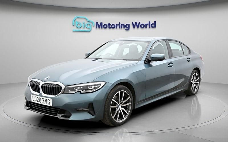 Used BMW 320 Sport Line 184 HP (135 kW) 2020 Blue Sedan