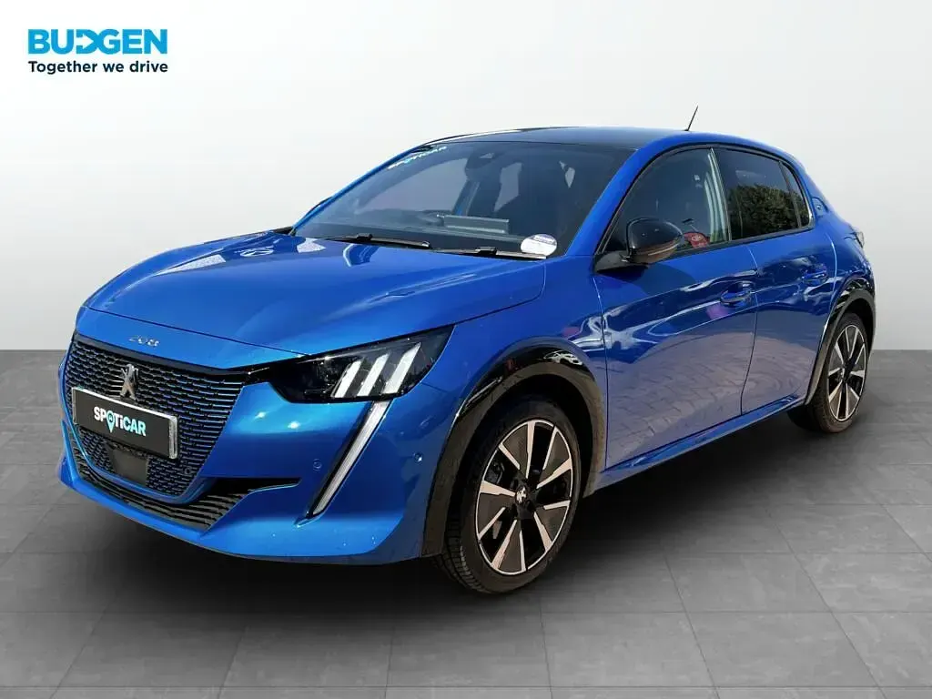 Used Peugeot e-208 Premium 100 kW (136 HP) 2022 Blue Hatchback