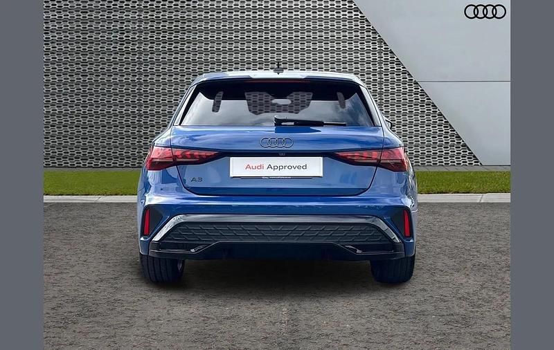 Used Audi A3 Black Edition 147 HP (108 kW) 2025 Blue Hatchback