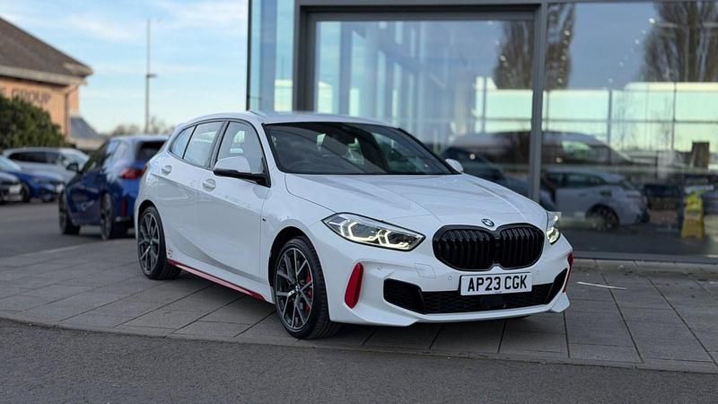 Used BMW 128 M Sport 265 HP (194 kW) 2023 White Hatchback