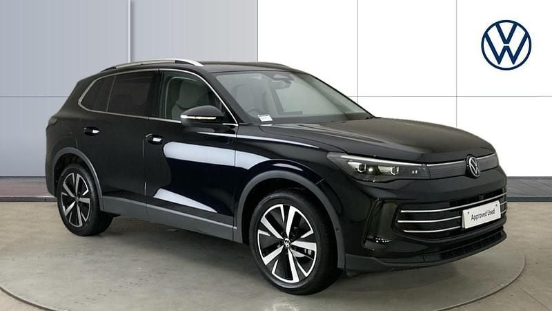 Black Used 2024 VW Tiguan Elegance SUV | £32,807 (Fair price) - Image 1/3