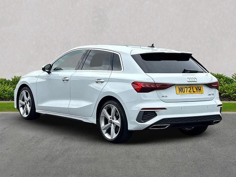 White Used 2022 Audi A3 S-Line Hatchback | £22,530 (Fair price) - Image 1/1