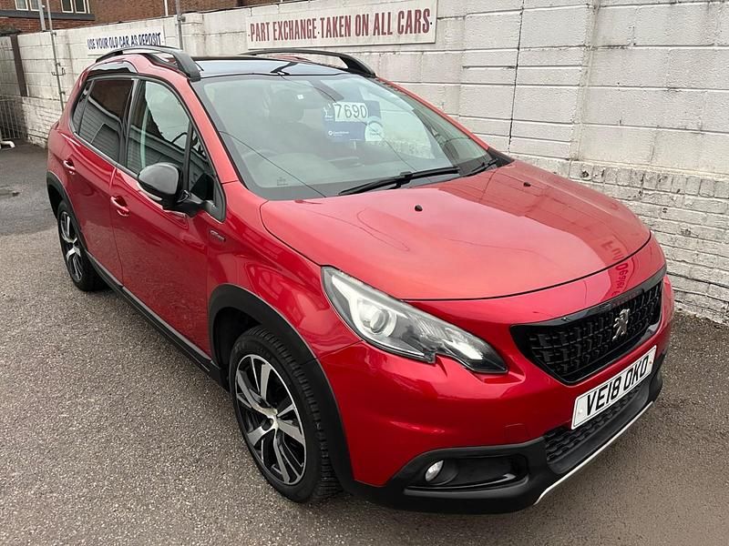 Red Used 2018 Peugeot 2008 GT-line SUV | £7,690 (Super price) - Image 1/1