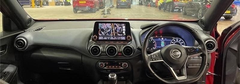 Used Nissan Juke Tekna 2021 Fuji sunset red SUV