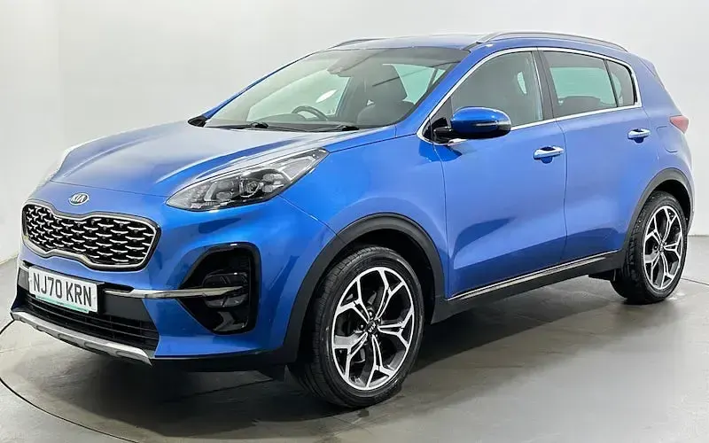 Used Kia Sportage GT-Line 177 HP (130 kW) 2021 Blue SUV