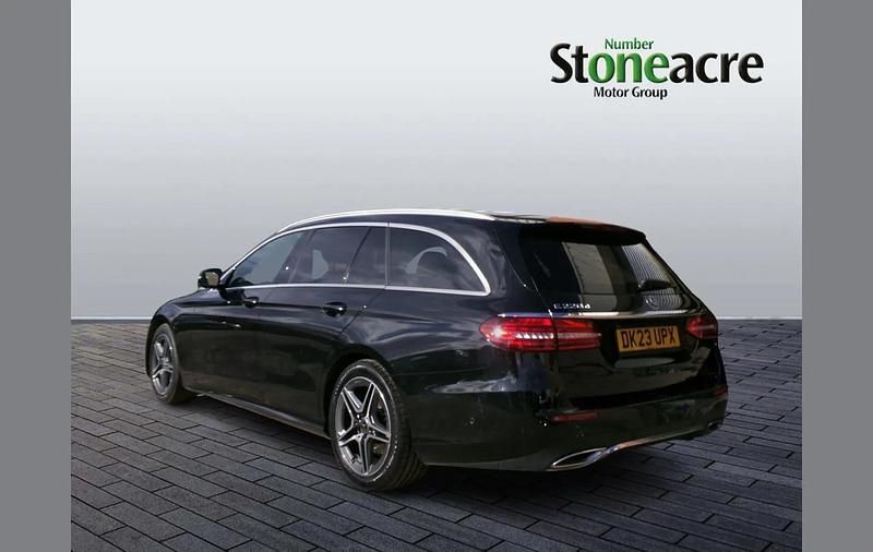 Used Mercedes E200 AMG line 196 HP (144 kW) 2023 Black Estate