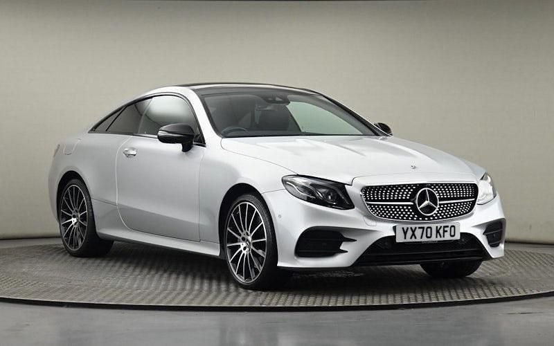 Iridium silver Used 2020 Mercedes E400 AMG line Coupe | £29,000 (Fair price) - Image 1/4