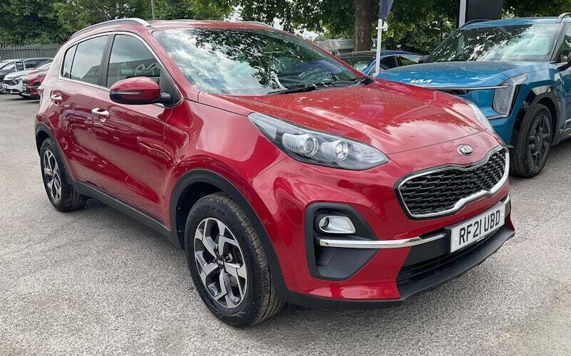 Red Used 2021 Kia Sportage 2 SUV | £14,495 (Good price) - Image 1/4