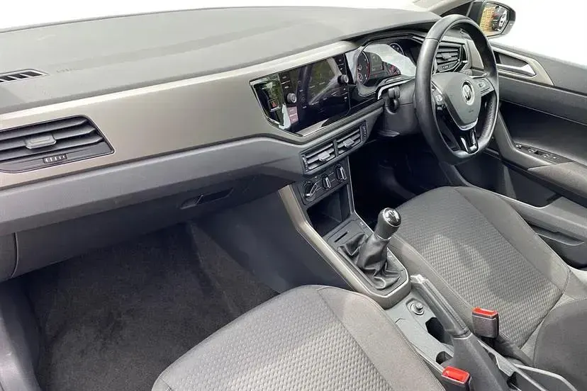 Used VW Polo Match 80 HP (58 kW) 2021 Black Hatchback
