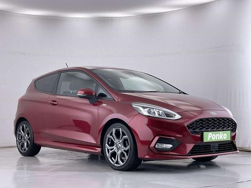 Red Used 2018 Ford Fiesta ST-Line Hatchback | £7,230 (Fair price) - Image 1/3