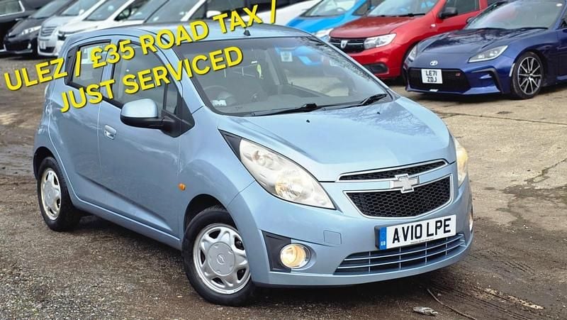 Used Chevrolet Spark LS 2010 Blue Hatchback