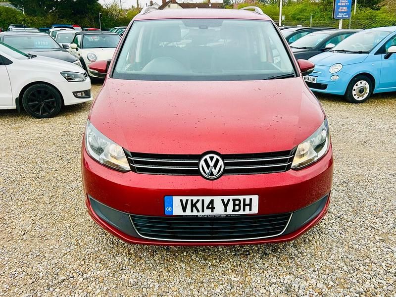 Used VW Touran SE 140 HP (102 kW) 2014 Red MPV