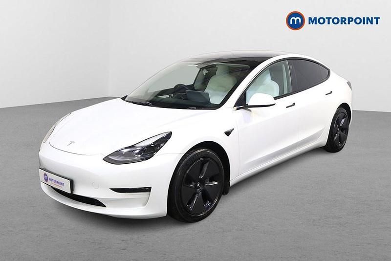 Used Tesla Model 3 Long Range AWD 366 kW (498 HP) 2021 White Sedan