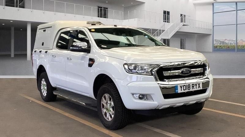 White Used 2018 Ford Ranger XLT Pickup | £7,990 (Expensive) - Image 1/4