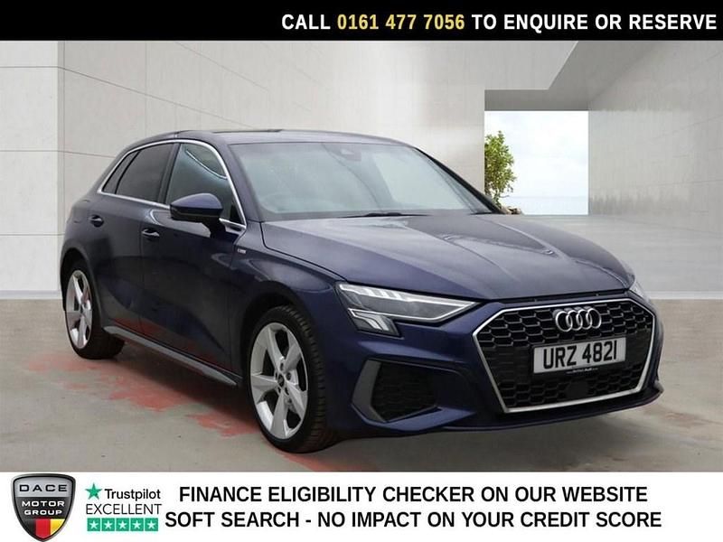 Used Audi A3 Sportback S-Line 2023 Blue Hatchback