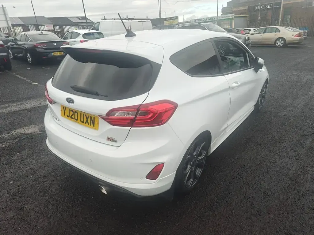 Used Ford Fiesta ST-Line 125 HP (91 kW) 2020 White Hatchback