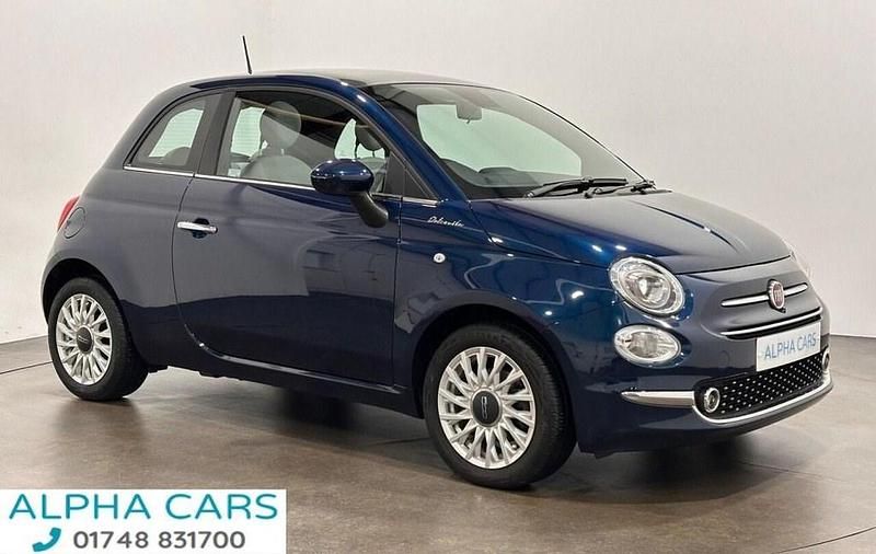 Blue Used 2022 Fiat 500 Dolcevita Hatchback | £9,995 (Fair price) - Image 1/4