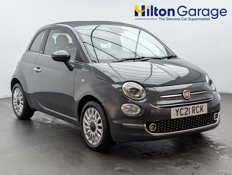 Grey Used 2021 Fiat 500C Dolcevita Cabriolet | £10,900 (Fair price) - Image 1/4