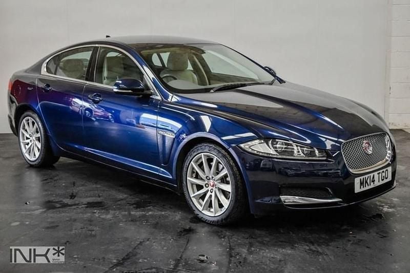 Blue Used 2014 Jaguar XF Premium Luxury Sedan | £5,650 (Fair price) - Image 1/1