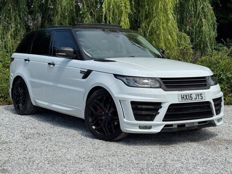 White Used 2015 Land Rover Range Rover Sport Autobiography Dynamic SUV | £18,799 (Fair price) - Image 1/4