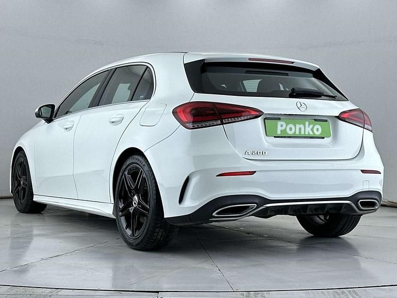 Used Mercedes A200 AMG line 163 HP (119 kW) 2019 White Hatchback
