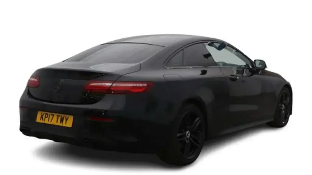 Used Mercedes E220 AMG line 2017 Black Coupe