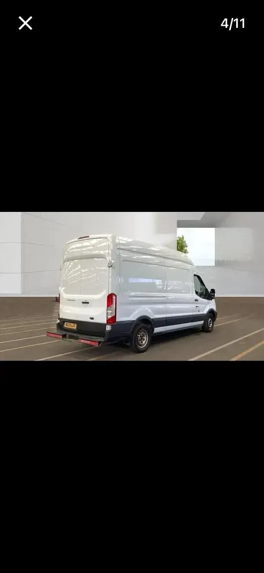 Usado Ford Transit 105 HP (77 kW) 2019 Branco Van