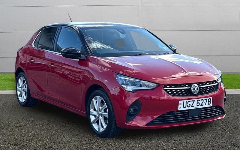 Used Vauxhall Corsa Elite 75 HP (55 kW) 2021 Red Hatchback