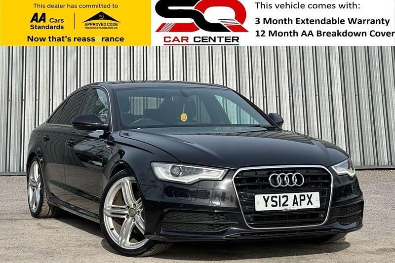 Used Audi A6 S-Line 2012 Black Sedan