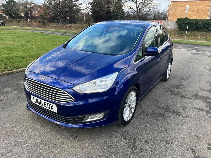 Used Ford C-MAX Titanium 125 HP (91 kW) 2016 Blue MPV