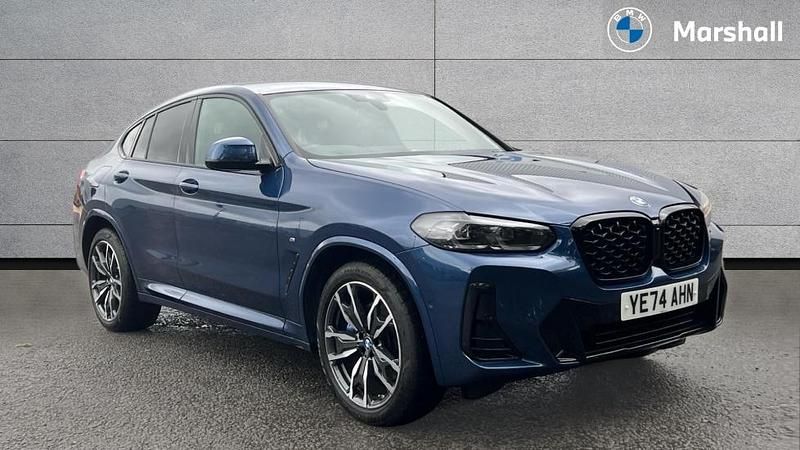 Blue Used 2024 BMW X4 M Sport SUV | £45,747 (Fair price) - Image 1/4