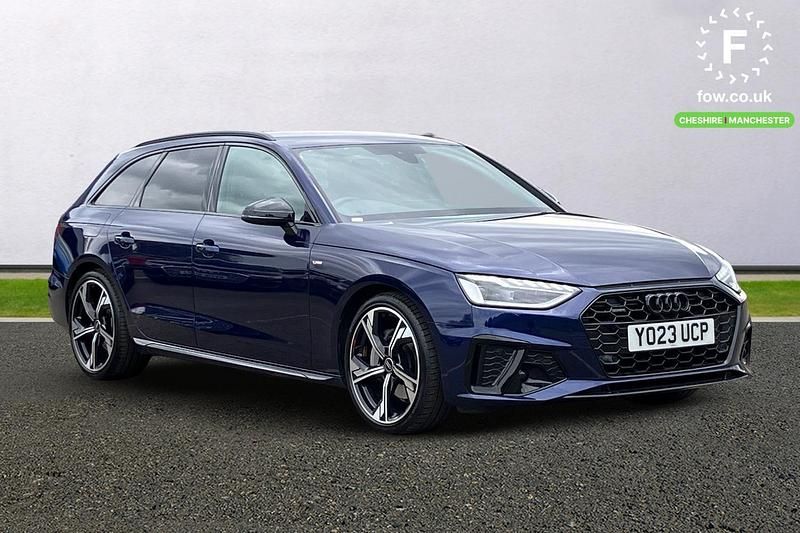 Blue Used 2023 Audi A4 Black Edition Estate | £34,399 - Image 1/4