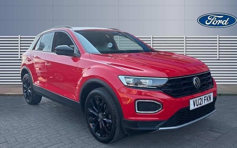 Red Used 2021 VW T-Roc Black Edition SUV | £17,747 (Fair price) - Image 1/4