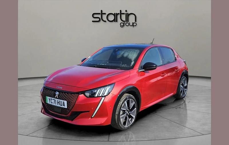Used Peugeot e-208 GTi 100 kW (136 HP) 2021 Red Hatchback